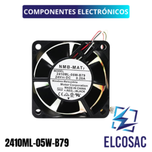 2410ML-05W-B79 Ventilador axial 24VDC 0.25A