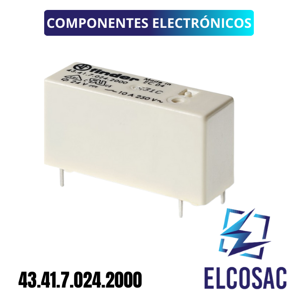 43.41.7.024.2000 43.41.7.024.2000 Relé propósito general 24VDC 5/pin