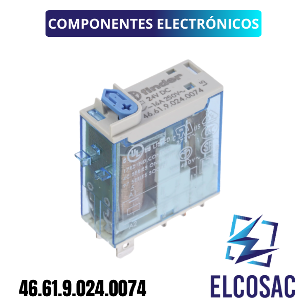 46.61.9.024.0074 46.61.9.024.0074 Relé de potencia 24VDC 5/pin