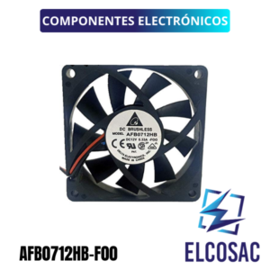 AFB0712HB-F00 Ventilador axial 12VDC 0.33A