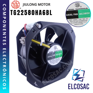 TG22580HA6BL | VENTILADOR 225X225X80MM 380VAC | JIU LONG
