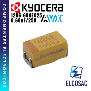 0.68UF 25V TANTALIO SMD | KYOCERA AVX
