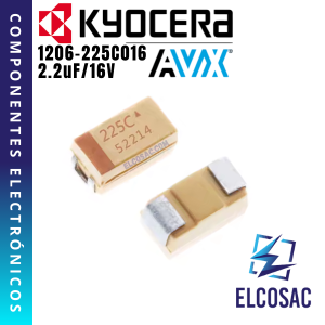 2.2UF 16V TANTALIO SMD (225C) | KYOCERA AVX