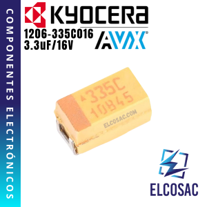 3.3UF 16V TANTALIO SMD (335C) | KYOCERA AVX