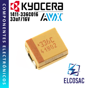 33uF 16V TANTALIO SMD (336C) | KYOCERA AVX