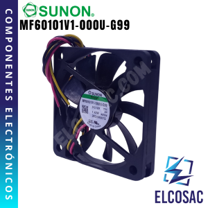 MF60101V1-000U-G99 | VENTILADOR 60x60x10mm 12VDC 108mA | SUNON