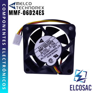MMF-06D24ES | VETILADOR 60x60x25mm 24VDC 0.10A | MELCO/MITSUBISHI