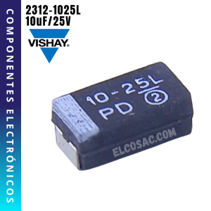10uF 25V TANTALIO SMD | VISHAY SPRAGUE