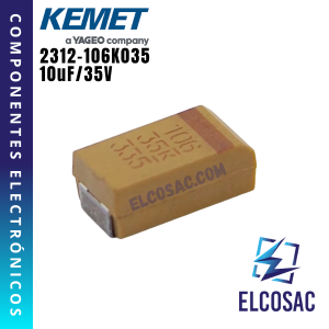 10uF 35V TANTALIO SMD (106) | KEMET