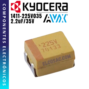 2.2uF 35V TANTALIO SMD (225V) | KYOCERA AVX