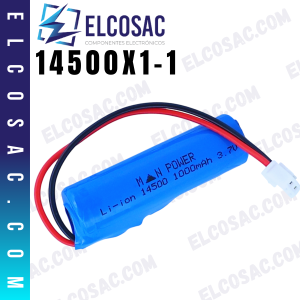 14500X1-1 | BATERIA RECARGABLE LI-ION 3.7V 1000mAh | MAN POWER