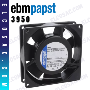 3950 | VENTILADOR AXIAL 92X92X25MM 230V AC 11W | EBM-PAPST