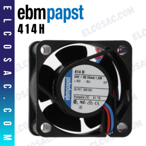 414H | VENTILADOR AXIAL 40X40X20MM 24V DC 1.6W | EBM-PAPST