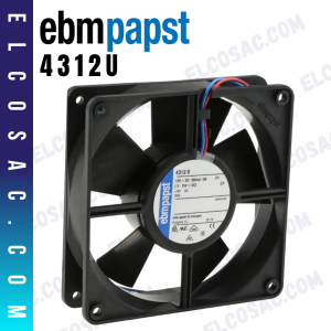 4312U | VENTILADOR AXIAL 119X119X32MM 12V DC 5W | EBM-PAPST 