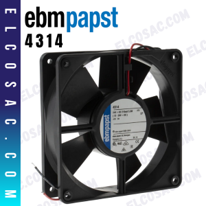 4314 | VENTILADOR AXIAL 119X119X32MM 24V DC 5W | EBM-PAPST 