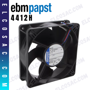 4412H | VENTILADOR AXIAL 119X119X38MM 12V DC 8.6W | EBM-PAPST