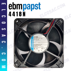 4418N | VENTILADOR AXIAL 119X119X38MM 48V DC 5.4W | EBM-PAPST
