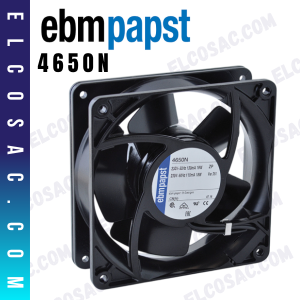 4650N | VENTILADOR AXIAL 119X119X38MM 230V AC 19W | EBM-PAPST