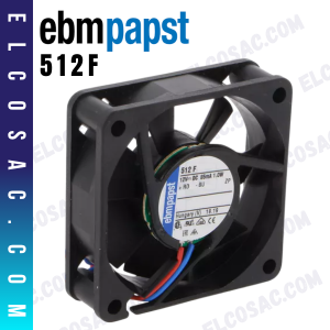 512F | VENTILADOR 50X50X15MM 12V | EBM-PAPST