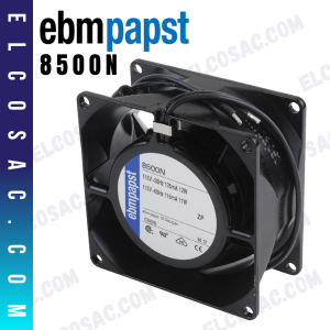 8500N | VENTILADOR AXIAL 80X80X38MM 115V AC 11W | EBM-PAPST