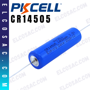CR14505 | BATERIA LITIO AXIAL 3.0V 1400mAh | PKCELL