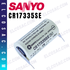 CR17335SE| BATERIA LITIO 3.0V 1800mAh| SANYO