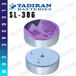 SL-386 | BATERIA LITIO 1/6D 3.6V 1700mAh | TADIRAN BATTERIE