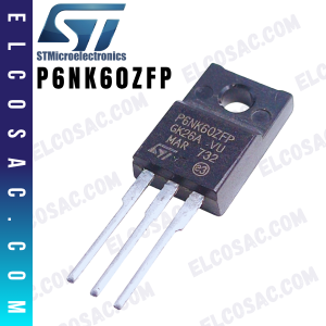 STP6NK60ZFP | STMICROELECTRONICS